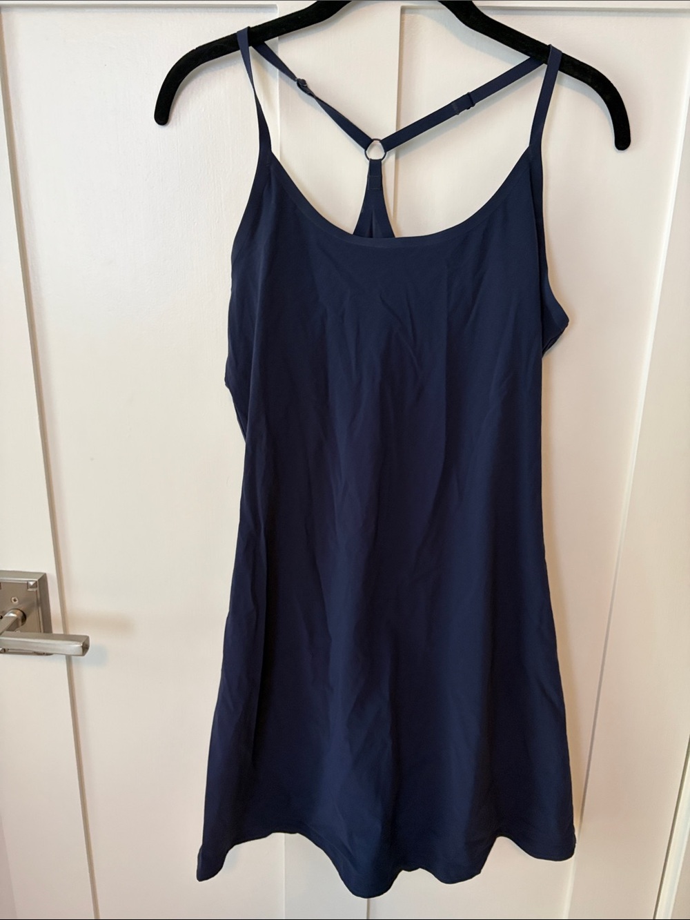 Outdoor Voices Navy Moisture Wicking Athletic Dress with Built In Shorts